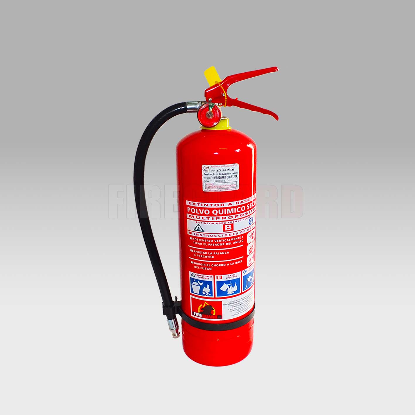 Extintor 4KG PQS ABC 75%